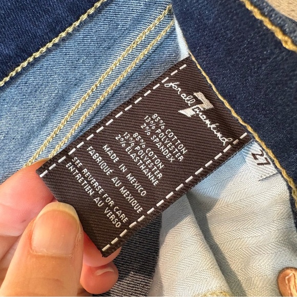 7 For All Mankind Bootcut Wmn’s sz 27 - Picture 4 of 9